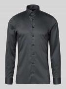 Super slim fit zakelijk overhemd met kentkraag