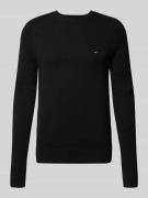 Regular fit gebreide pullover van het fijnste wol