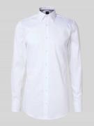 Slim fit zakelijk overhemd met extra lange mouwen, model 'HANK'