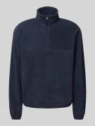 Fleecepullover met schipperskraag