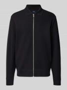 Cardigan met polokraag en ritssluiting