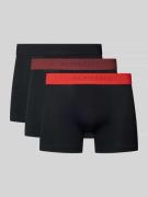 Boxershort met elastische logoband in een set van 3 stuks