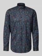 Regular fit zakelijk overhemd met kentkraag