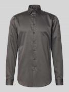 Regular fit zakelijk overhemd met extra lange mouwen