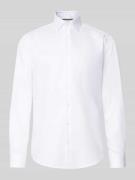 Regular fit zakelijk overhemd van katoen met kentkraag