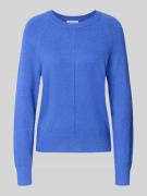 Gebreide pullover met ribboorden