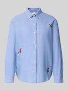 Overhemdblouse met knoopsluiting