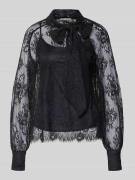 Blouseshirt met strikdetail