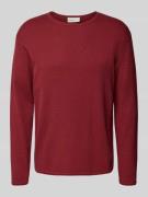 Regular fit gebreide pullover van zuiver katoen