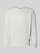 Regular fit sweatshirt van katoenmix