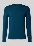 Gebreide pullover van een mix van katoen en kasjmier met ronde hals