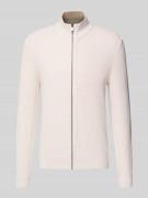 Gebreid jack met ritssluiting