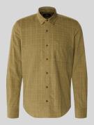 Regular fit vrijetijdsoverhemd van corduroy met kentkraag