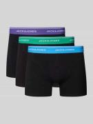 Boxershort met elastische band met logo in een set van 3 stuks, model ...