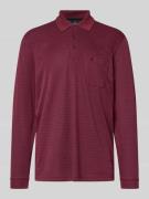Regular fit poloshirt met borstzak, model 'Fineliner'