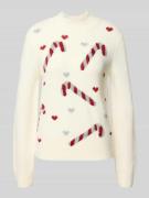 Kersttrui met ribboorden