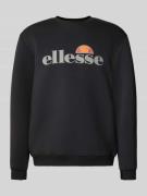 Sweatshirt met labelprint, model 'CORVARO'