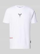 T-shirt met labelprint