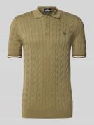 Poloshirt met labelstitching