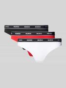 String van katoenmix in een set van 3 stuks, model 'THONG'