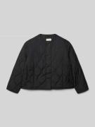 Regular fit gewatteerd jack met logopatch, model 'Quilted'