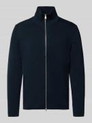 Regular fit gebreid jack van puur katoen