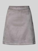 Minirok in leerlook, model 'Relvina cozy'