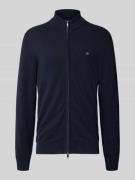 Gebreid jack met ritssluiting