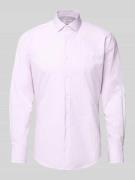 Regular fit zakelijk overhemd van premium materiaal met kentkraag