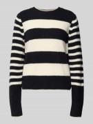 Regular fit gebreide pullover van zuivere scheerwol