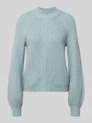 Regular fit gebreide pullover van viscosemix, model 'KATIA'