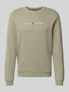 Regular fit sweatshirt van katoenmix