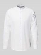 Slim fit zakelijk overhemd met knoopsluiting