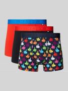 Broek met elastische band met logo in een set van 3 stuks