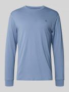 Shirt met lange mouwen en ribboorden