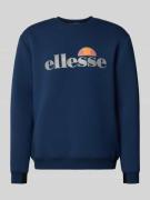 Sweatshirt met labelprint, model 'CORVARO'