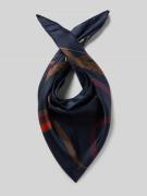 Zijden sjaal met omzoomde boorden