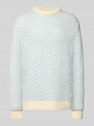 Relaxed fit gebreide pullover van wolmix, model 'REMI'