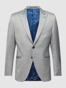 2-knoops colbert van een mix van viscose en wol