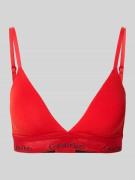 Bralette met elastische band met logo