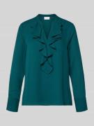 Regular fit blouse met volants, model 'PROTECT'