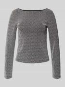 Regular fit shirt met lange mouwen en structuurmotief, model 'JINA'