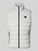 Regular fit bodywarmer met logopatch