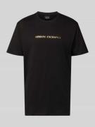 T-shirt met labelprint