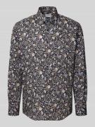 Comfort fit zakelijk overhemd van katoen met kentkraag