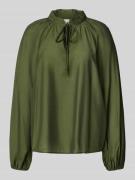 Regular fit blouse met druppelvormige hals, model 'KARLANI'