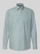 Comfort fit zakelijk overhemd van katoen met kentkraag