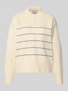 Gebreide pullover met polokraag