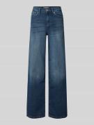 Wide leg jeans van katoenmix, model 'MADISON BLUSH'