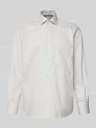 Comfort fit zakelijk overhemd van katoen met kentkraag